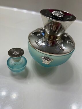 Versace Dylan Turquoise Bottles - Turquoise & Silver 3.4 oz